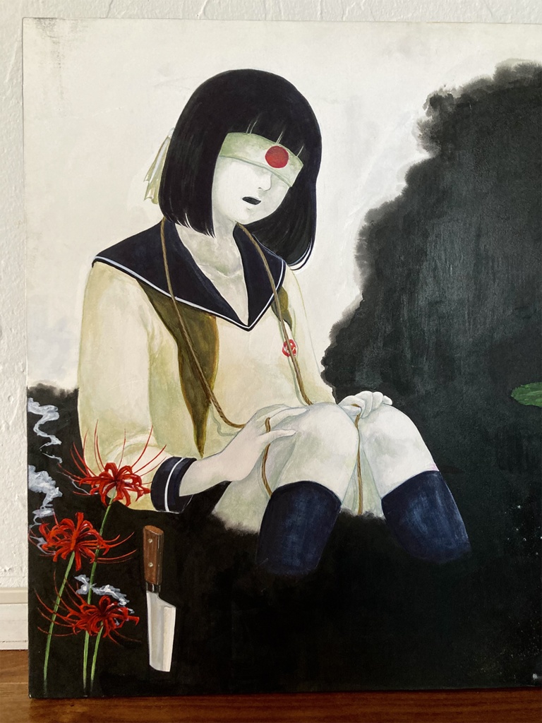 2008年原画作品「沈黙の没日」