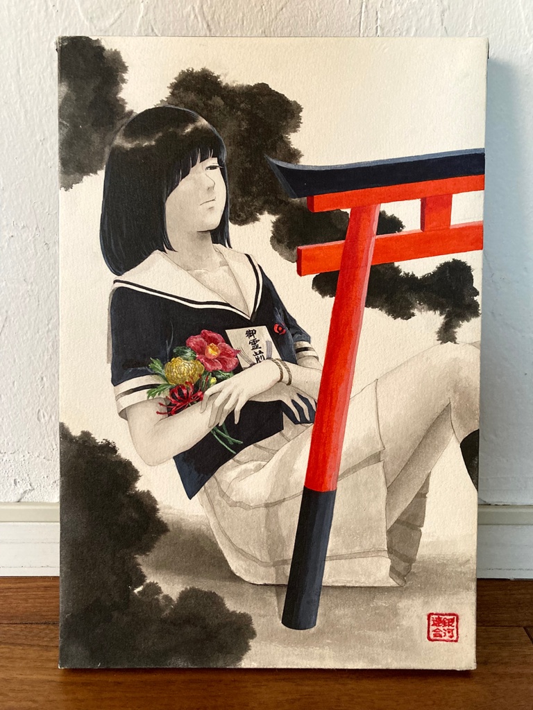 2009年原画作品「暇乞い」