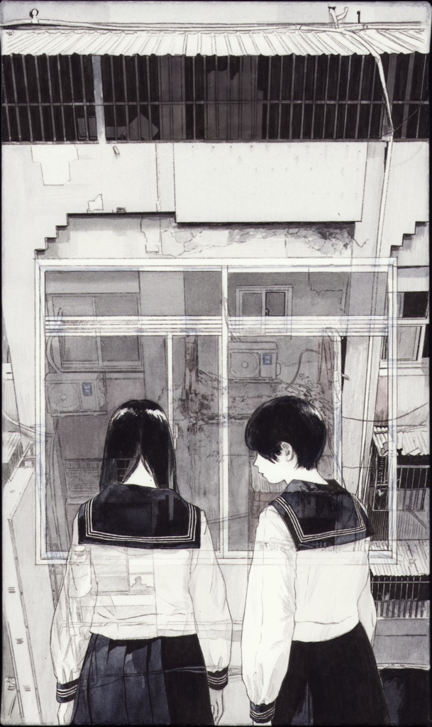 原画作品「友達の居た場所」