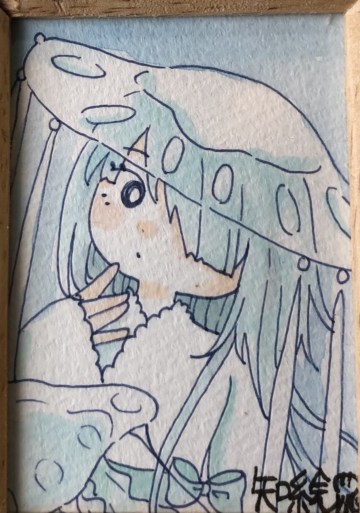 原画　アトランティックシーネットル