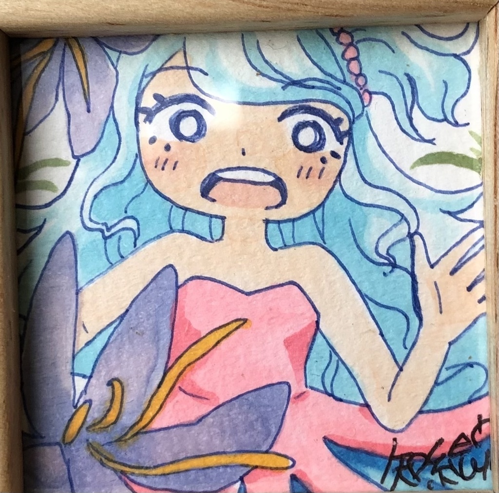 原画　カギノテクラゲ