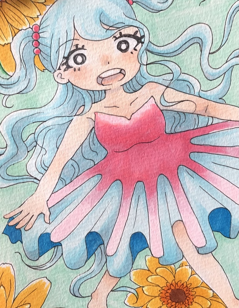 原画　カギノテクラゲ