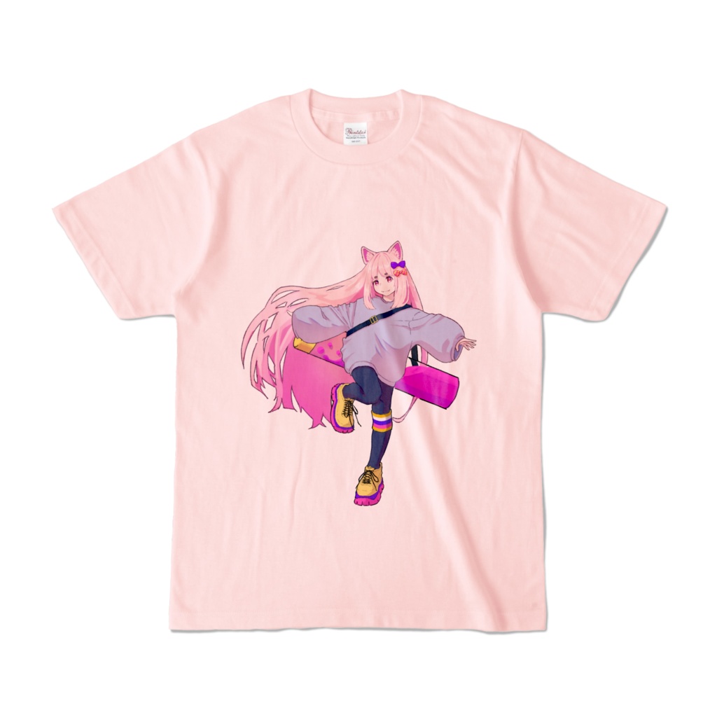 はるにゃん　ピンクT
