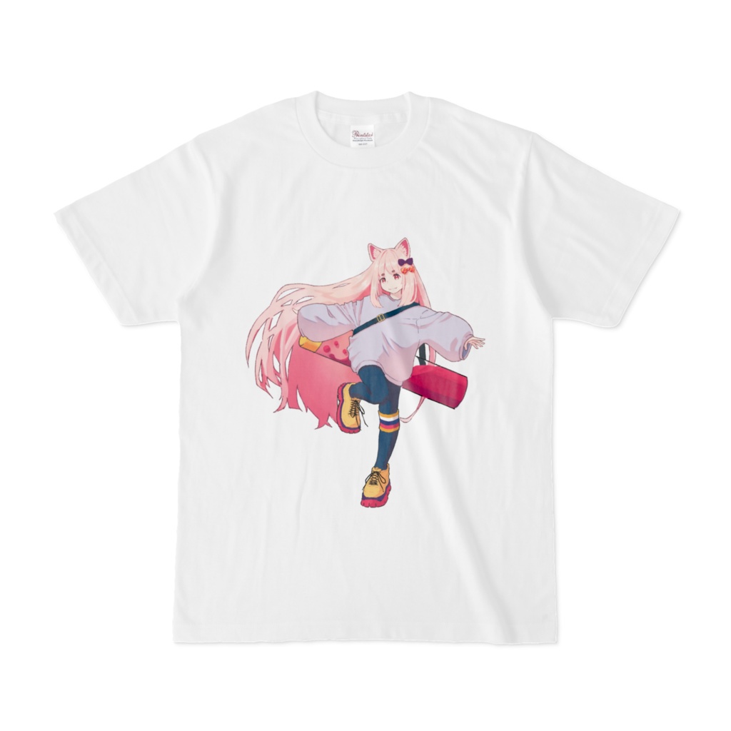 はるにゃん　白T