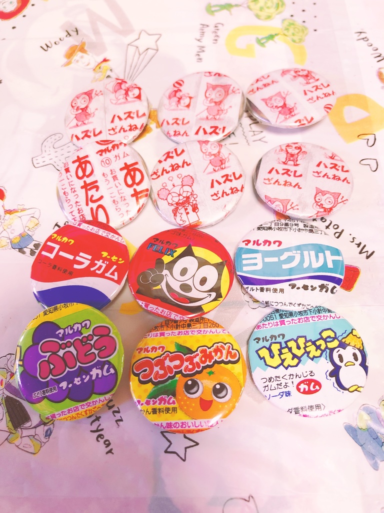 オリジナル缶バッジ作成 11/1サイズ追加しました