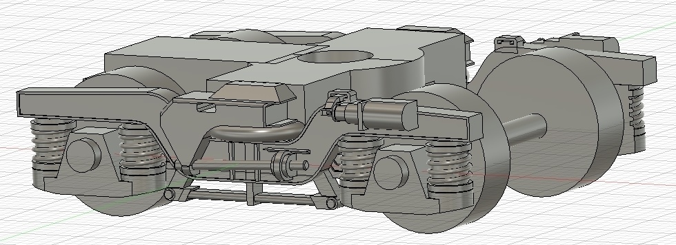 KW-37組立式台車 3Dプリント 鉄道模型パーツ