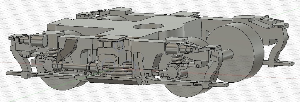 FS-327A組立式台車 3Dプリント 鉄道模型パーツ
