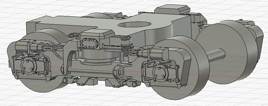 FS-337C組立式台車 3Dプリント 鉄道模型パーツ
