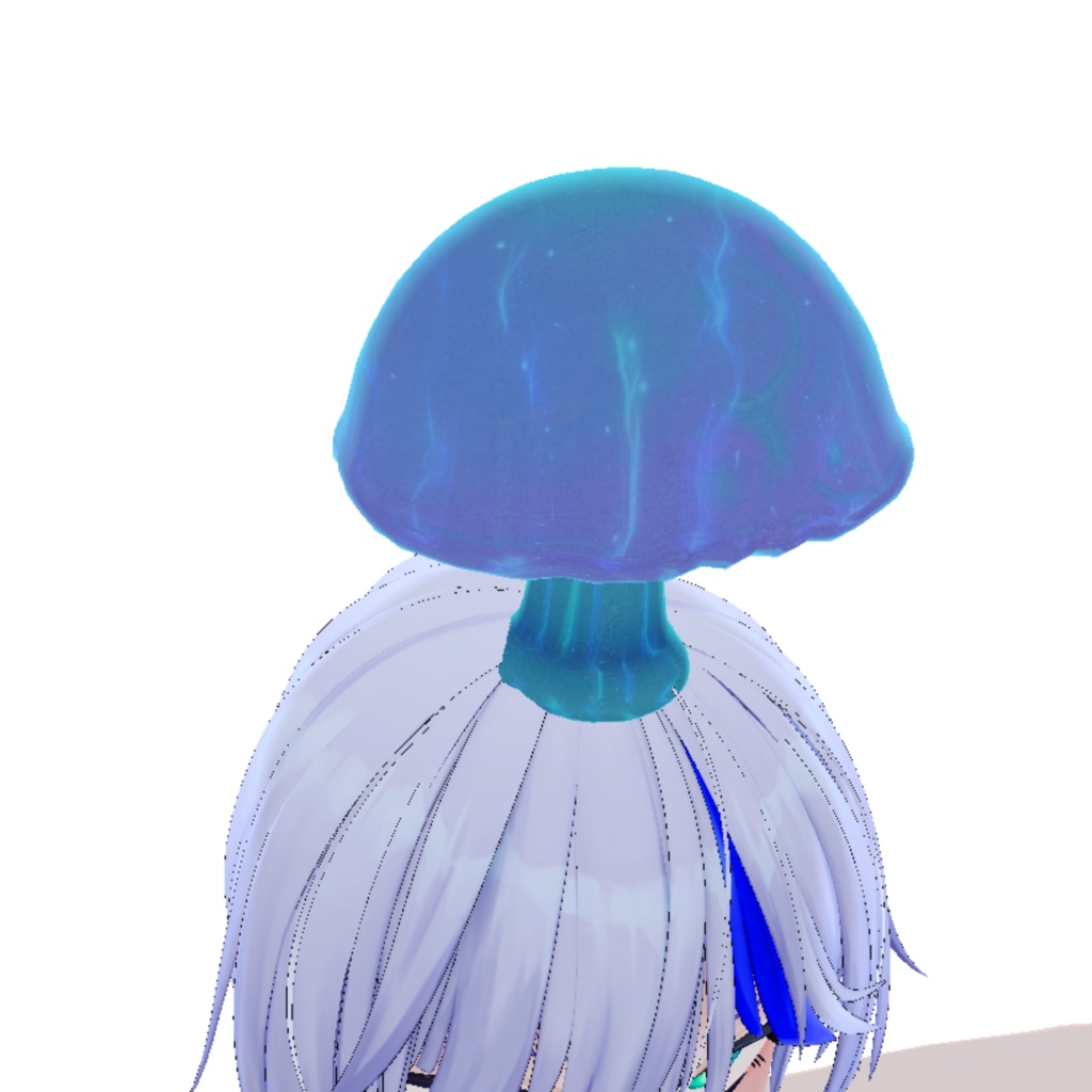 【ほんのり光る】幻想的なきのこヘアアクセ