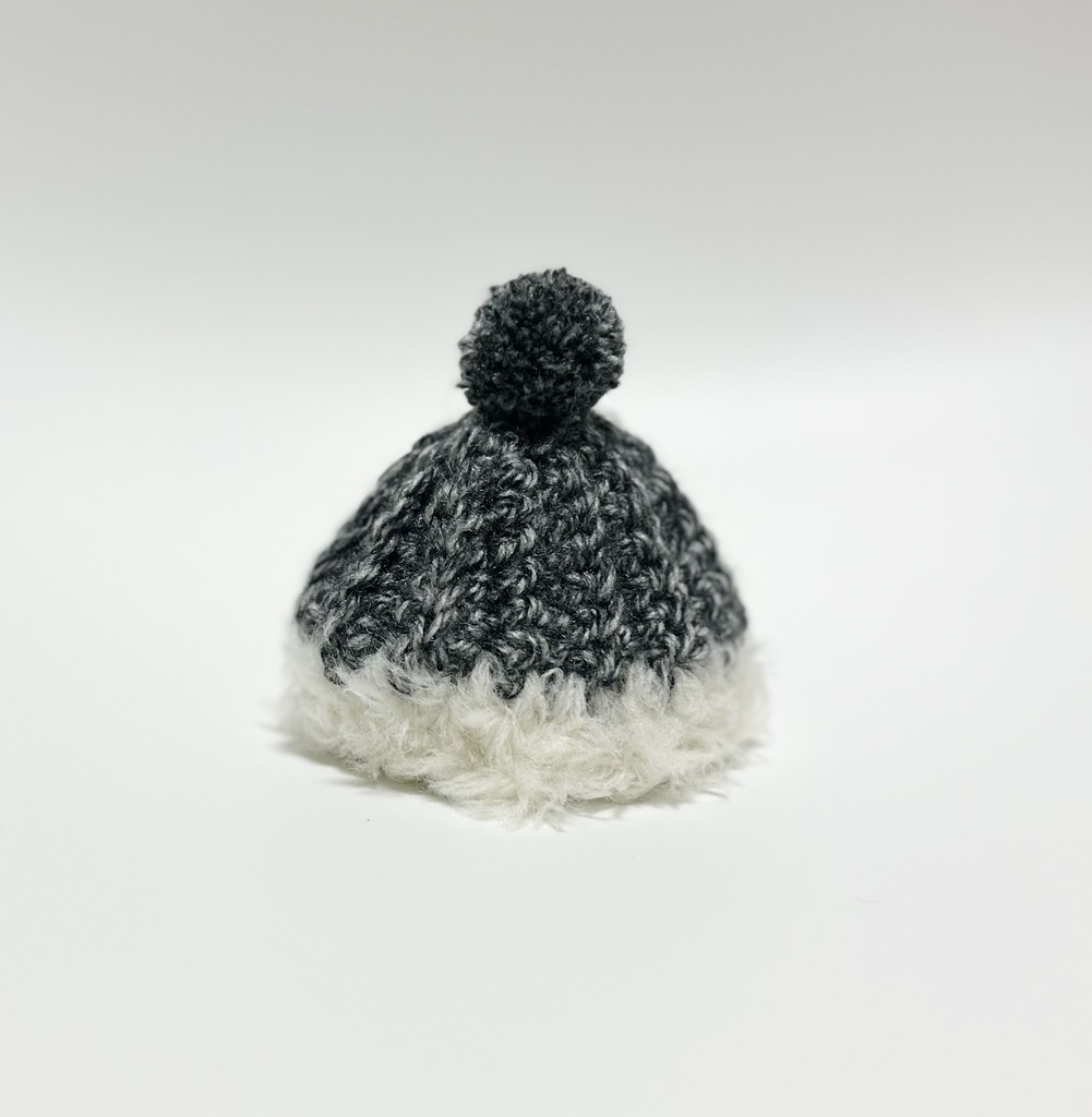 ふわふわニット帽