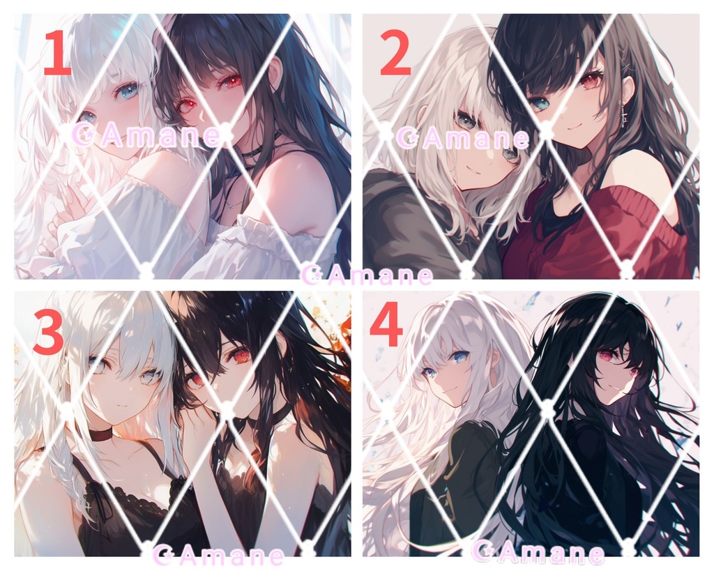 ペア画(AI)