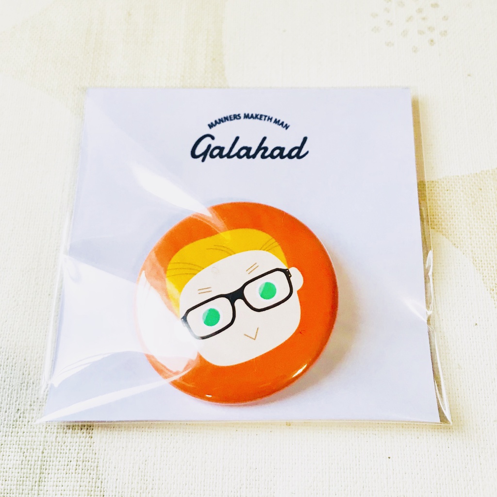 KM丸型缶バッジ/Galahad(E)