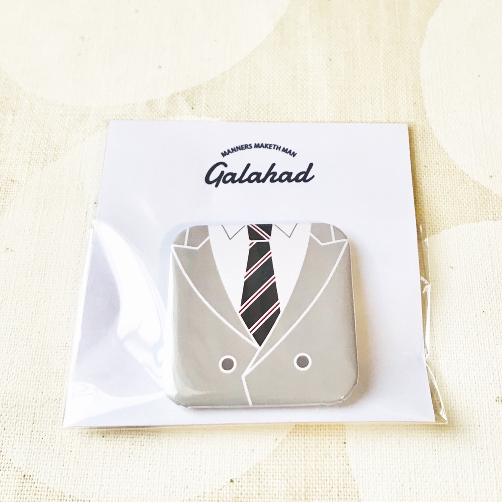 KM正方形型缶バッジ/Galahad(H)