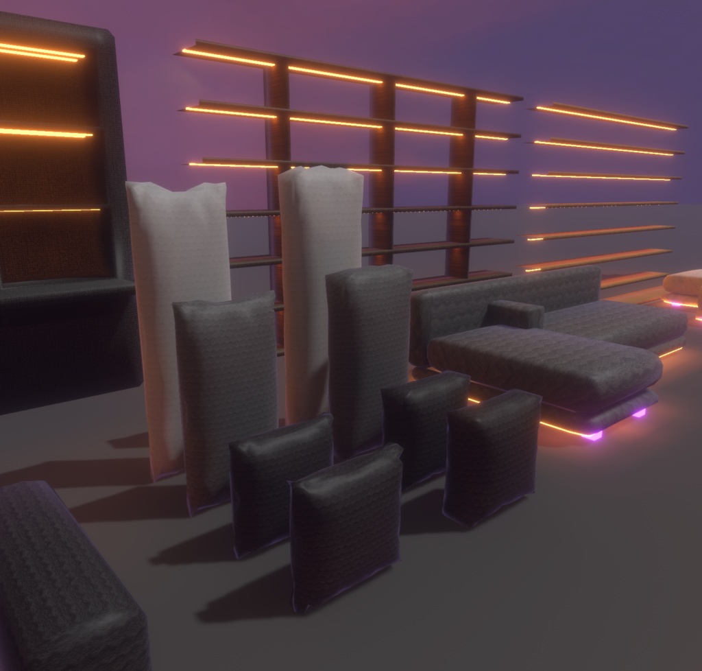 光る家具セット1🔲LuminousFurnitureSet1