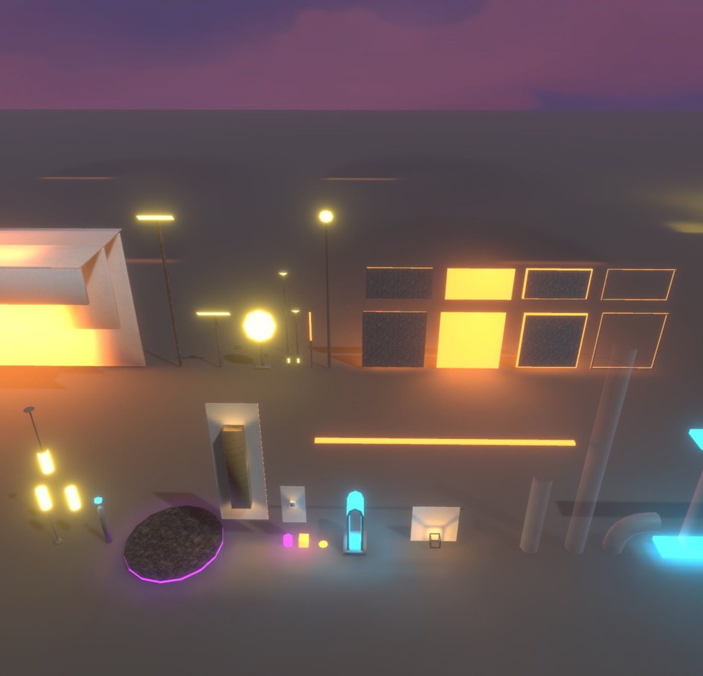 光る家具セット2🔲LuminousFurnitureSet2