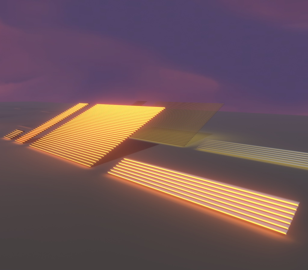 光る家具セット2🔲LuminousFurnitureSet2