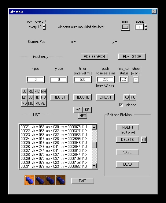 Windows auto mouse keyboard simulator
