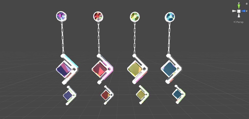 Cobalt ear ring &pierce /vrchat/