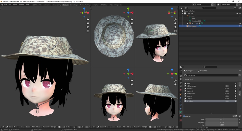 気持ちだけはプロになる帽子