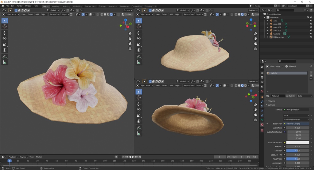 Hibiscus Cap