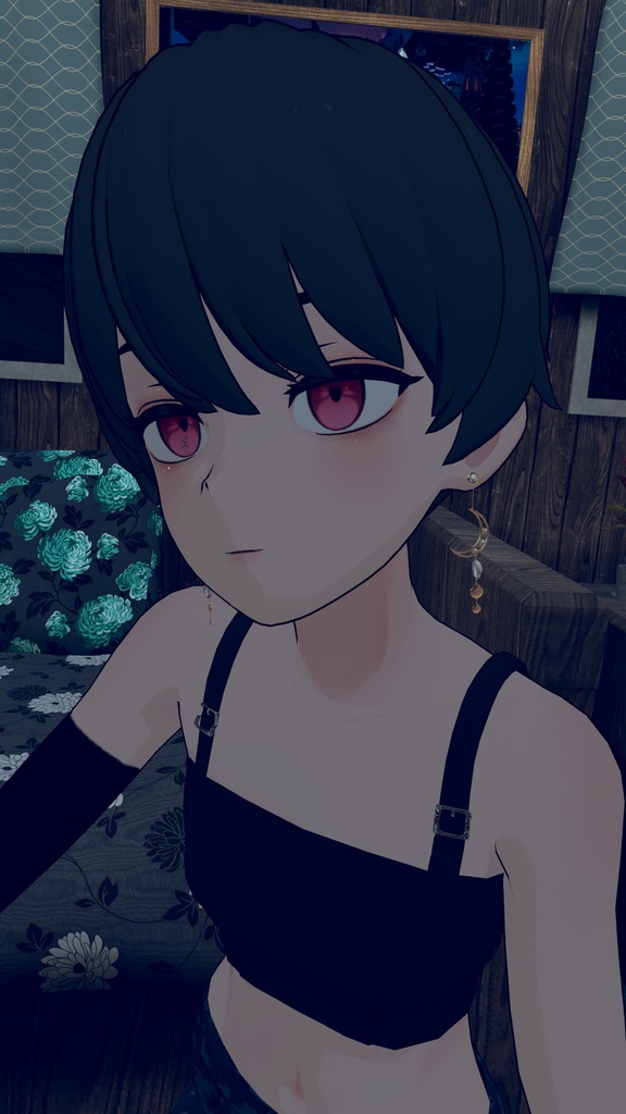 Moon Light Pearl Earring