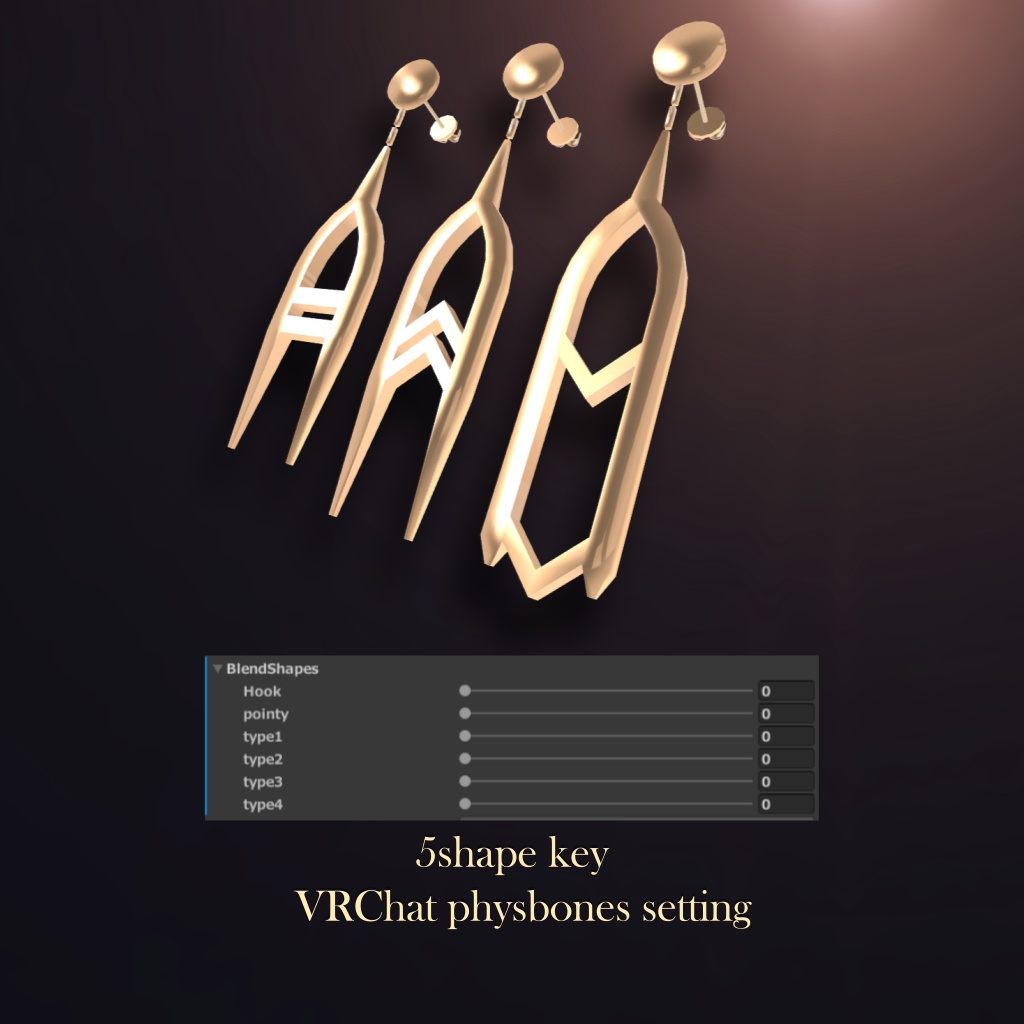 No.2284 free earring