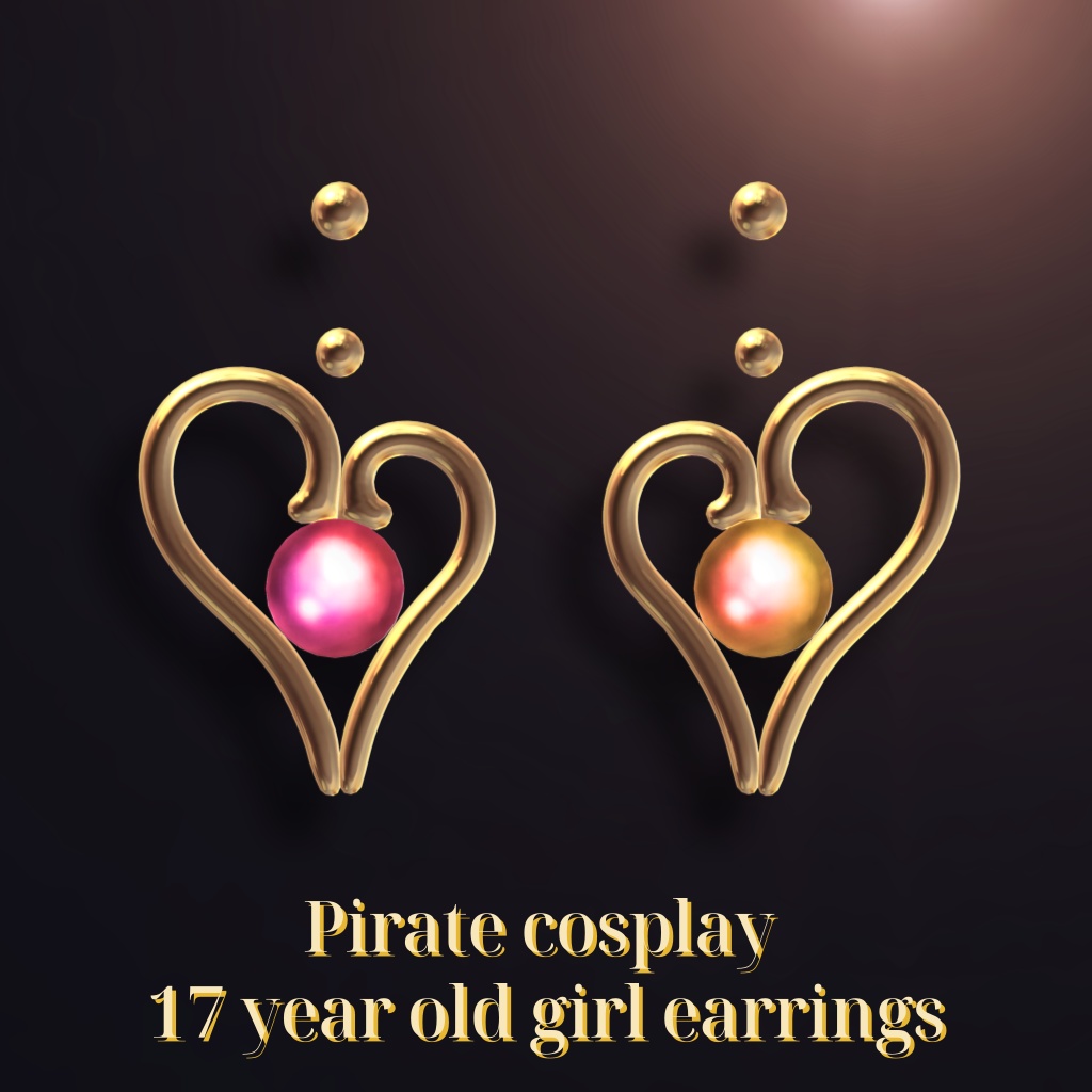 【非公式】[宝鐘マリン]Pirate cosplay 17 year old girl earrings