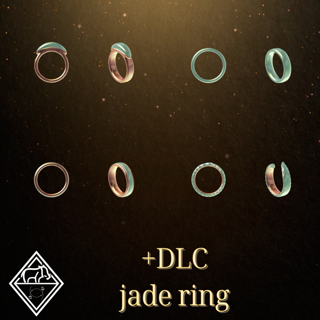 Jade earring +DLC jade ring