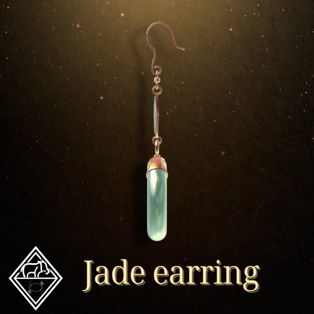 Jade earring +DLC jade ring