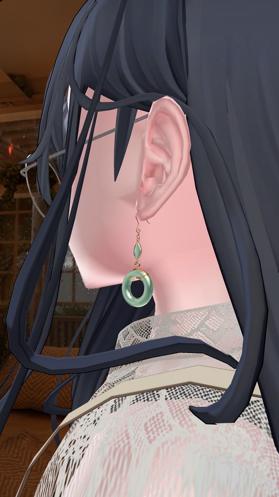 Jade earring +DLC jade ring