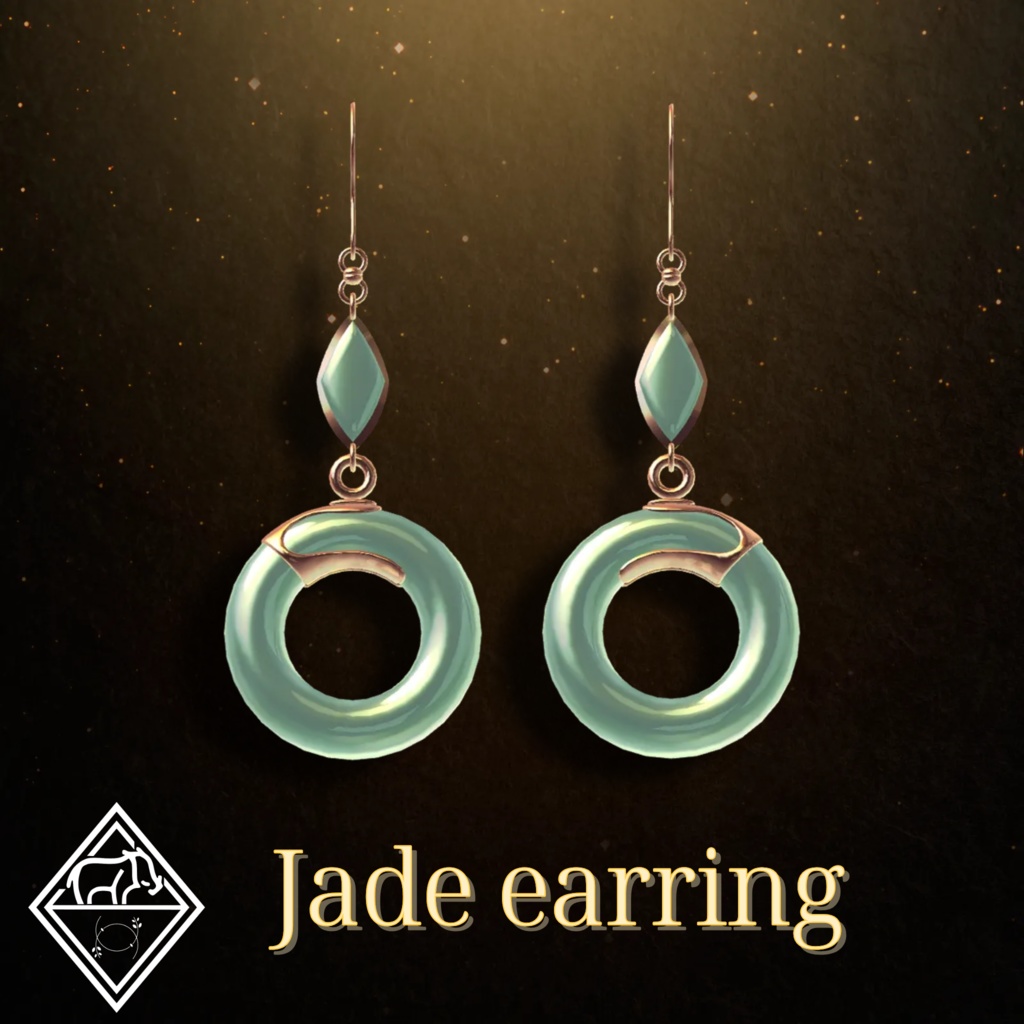 Jade earring