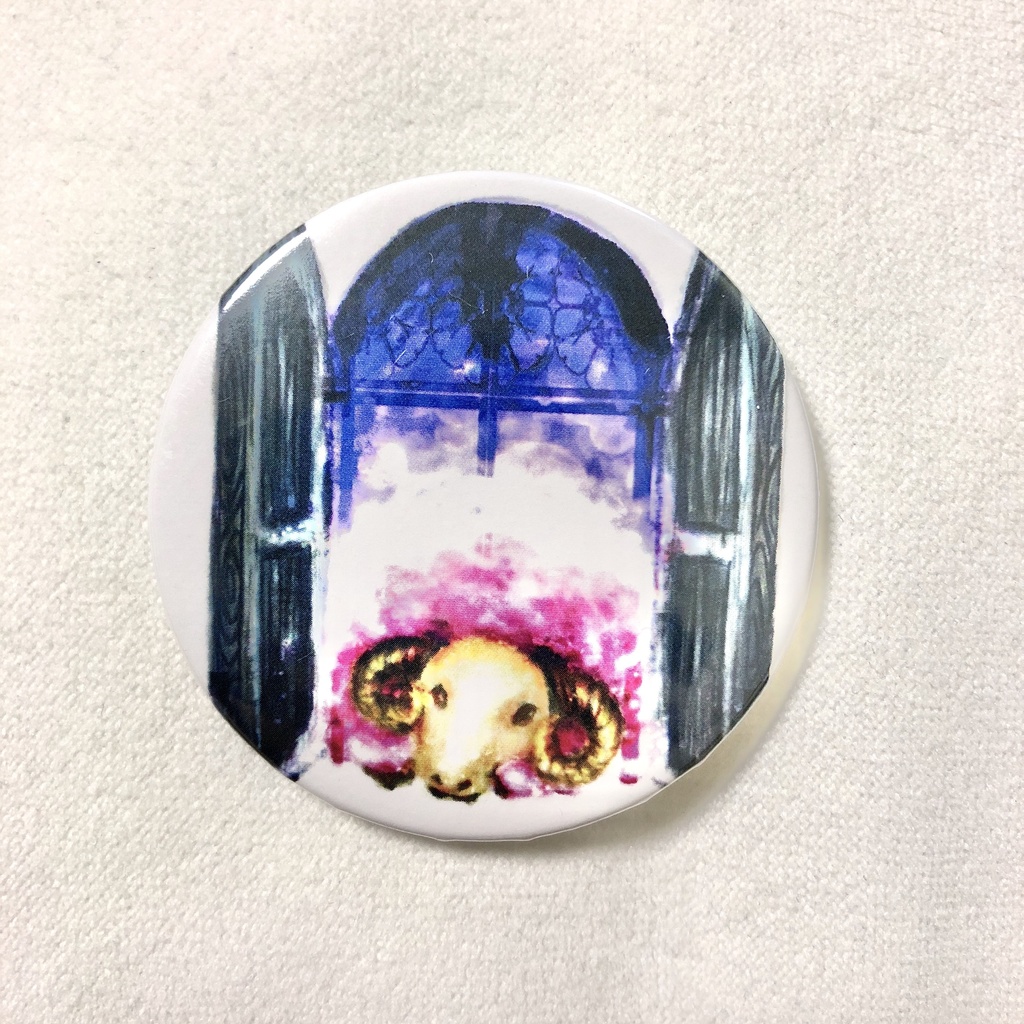 夢見るひつじ_缶バッチ