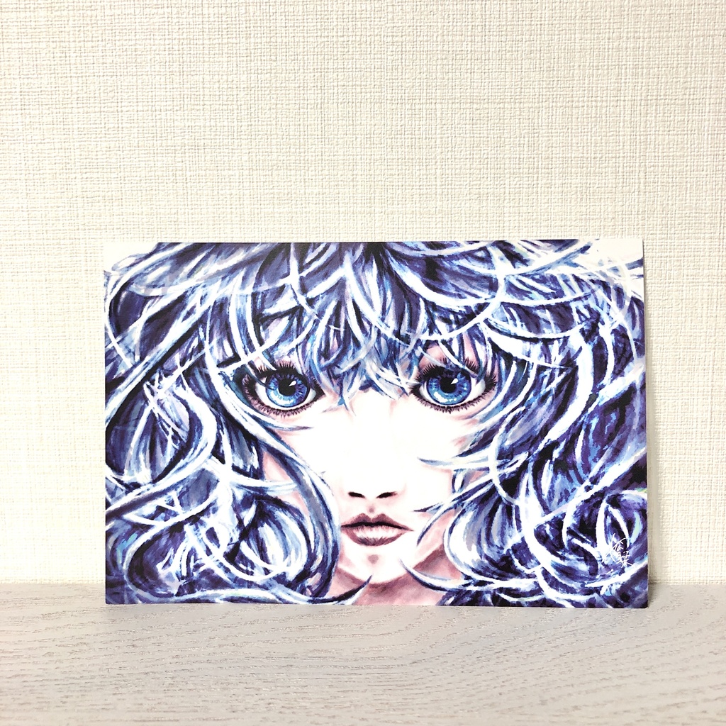 決意の少女_ポストカード