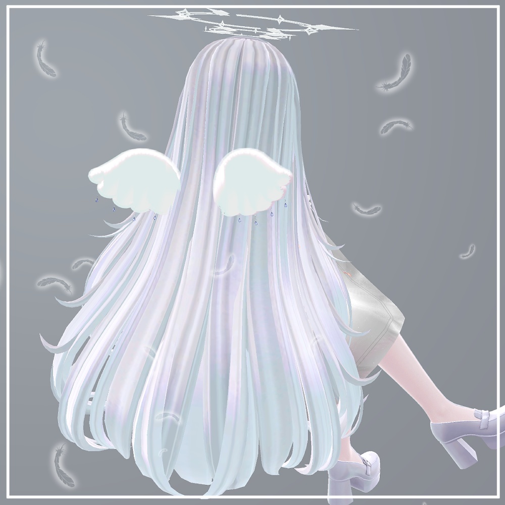 【VRChat想定】Angel Wing