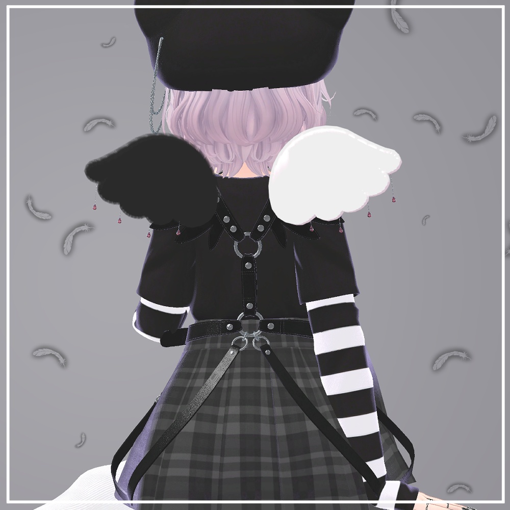 【VRChat想定】Angel Wing