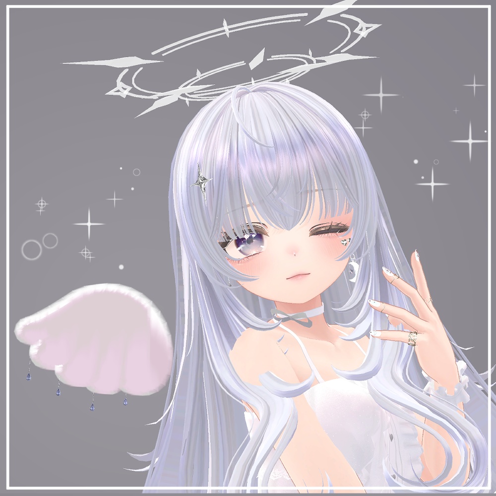 【VRChat想定】Angel Wing