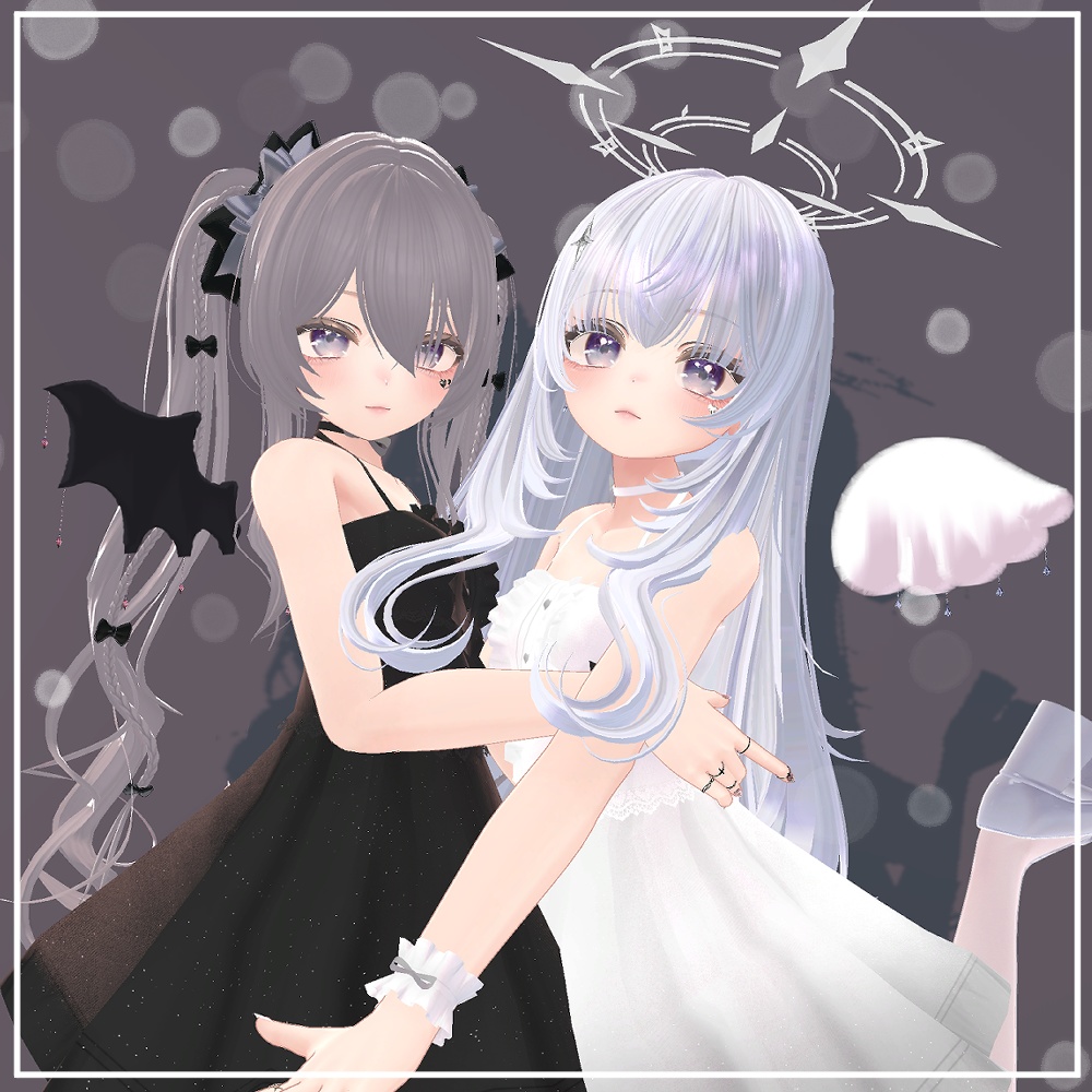 【VRChat想定】Angel Wing