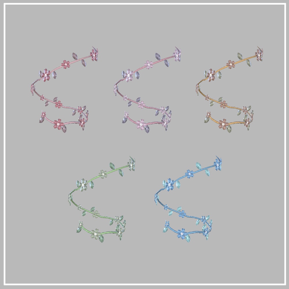 【VRChat想定】Leg Flower (萌・マヌカ対応)