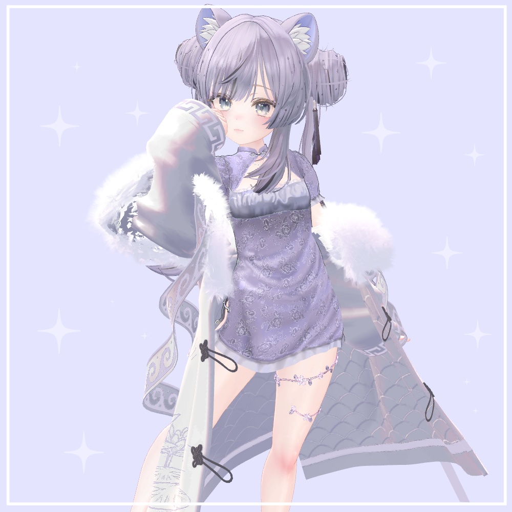 【VRChat想定】Leg Flower (萌・マヌカ対応)