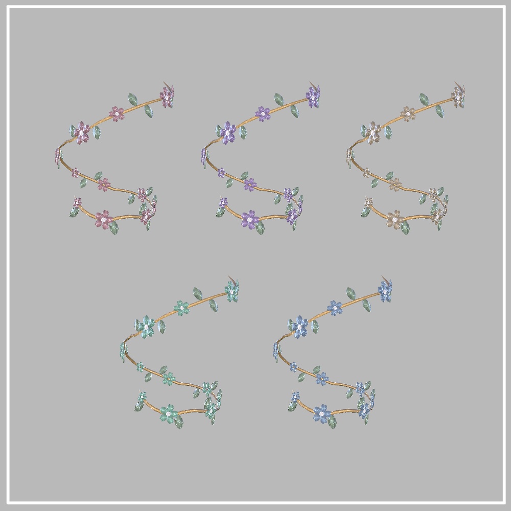 【VRChat想定】Leg Flower (萌・マヌカ対応)