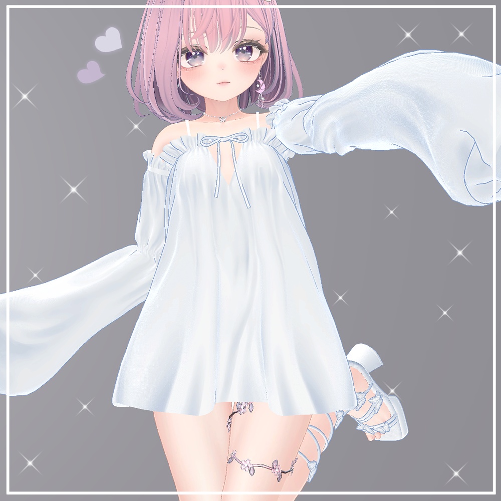 【VRChat想定】Leg Flower (萌・マヌカ対応)