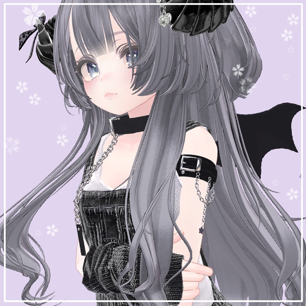 【VRChat想定】ArmLeatherChain