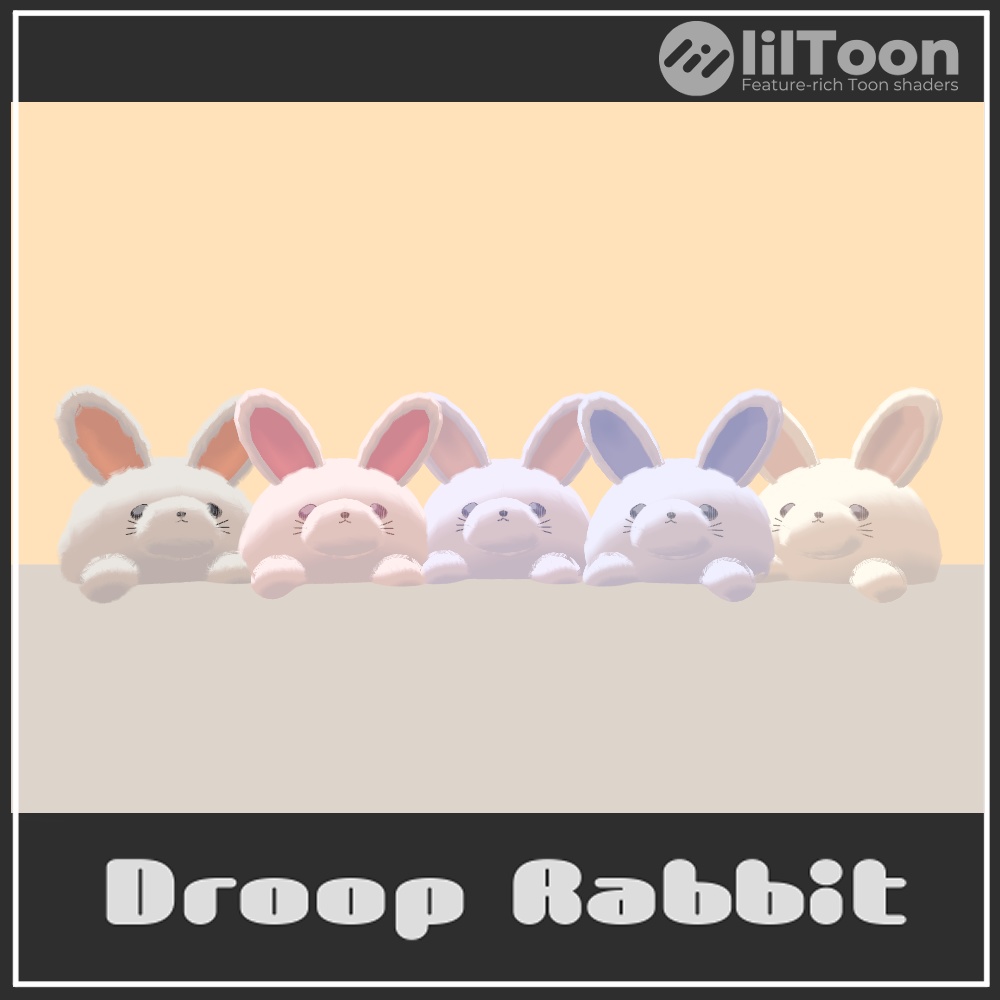 【VRChat想定】Droop Rabbit