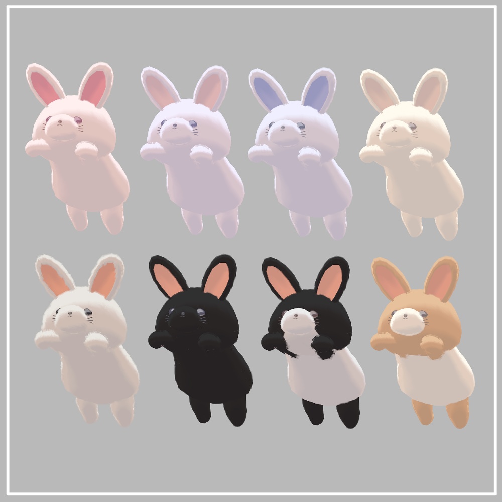 【VRChat想定】Droop Rabbit