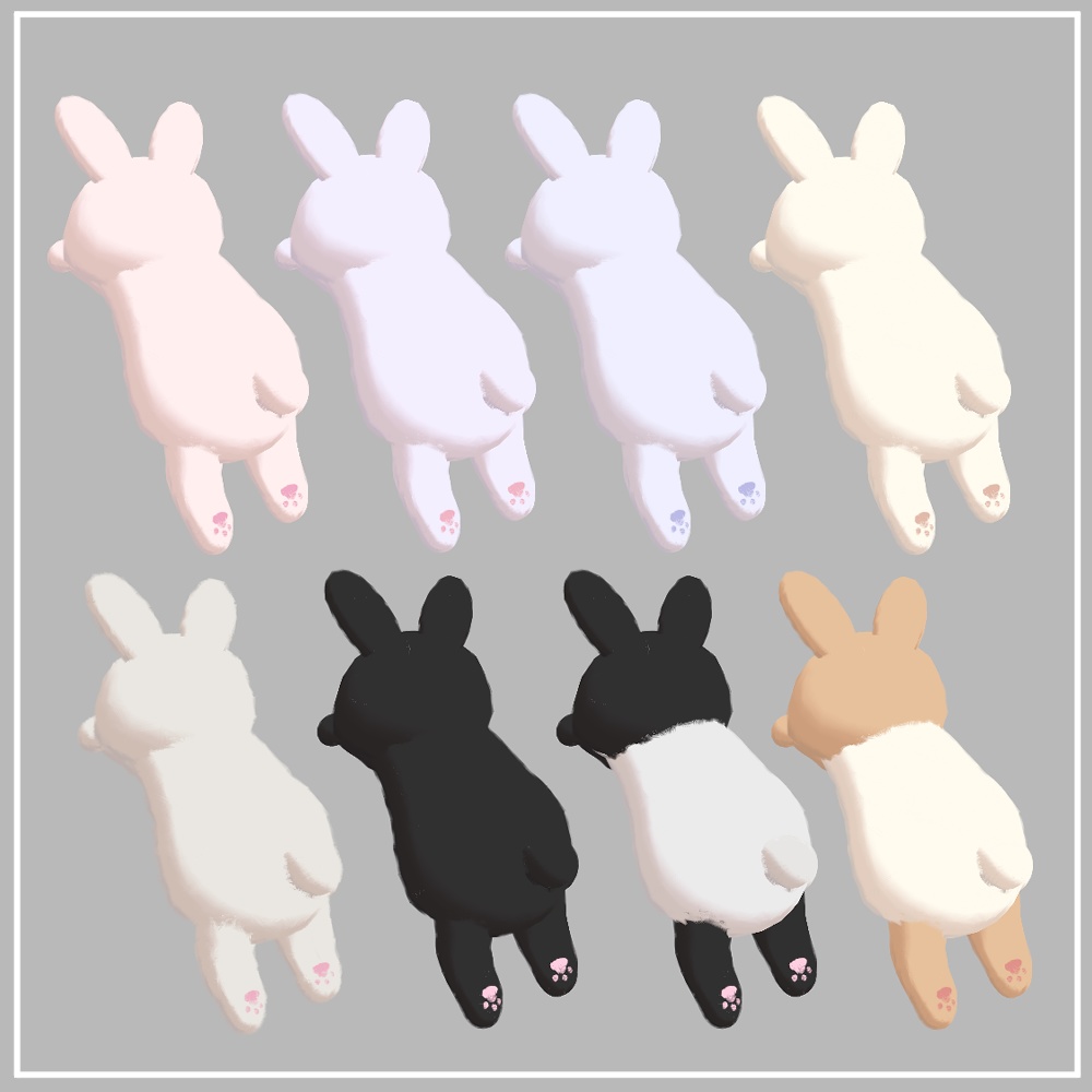 【VRChat想定】Droop Rabbit