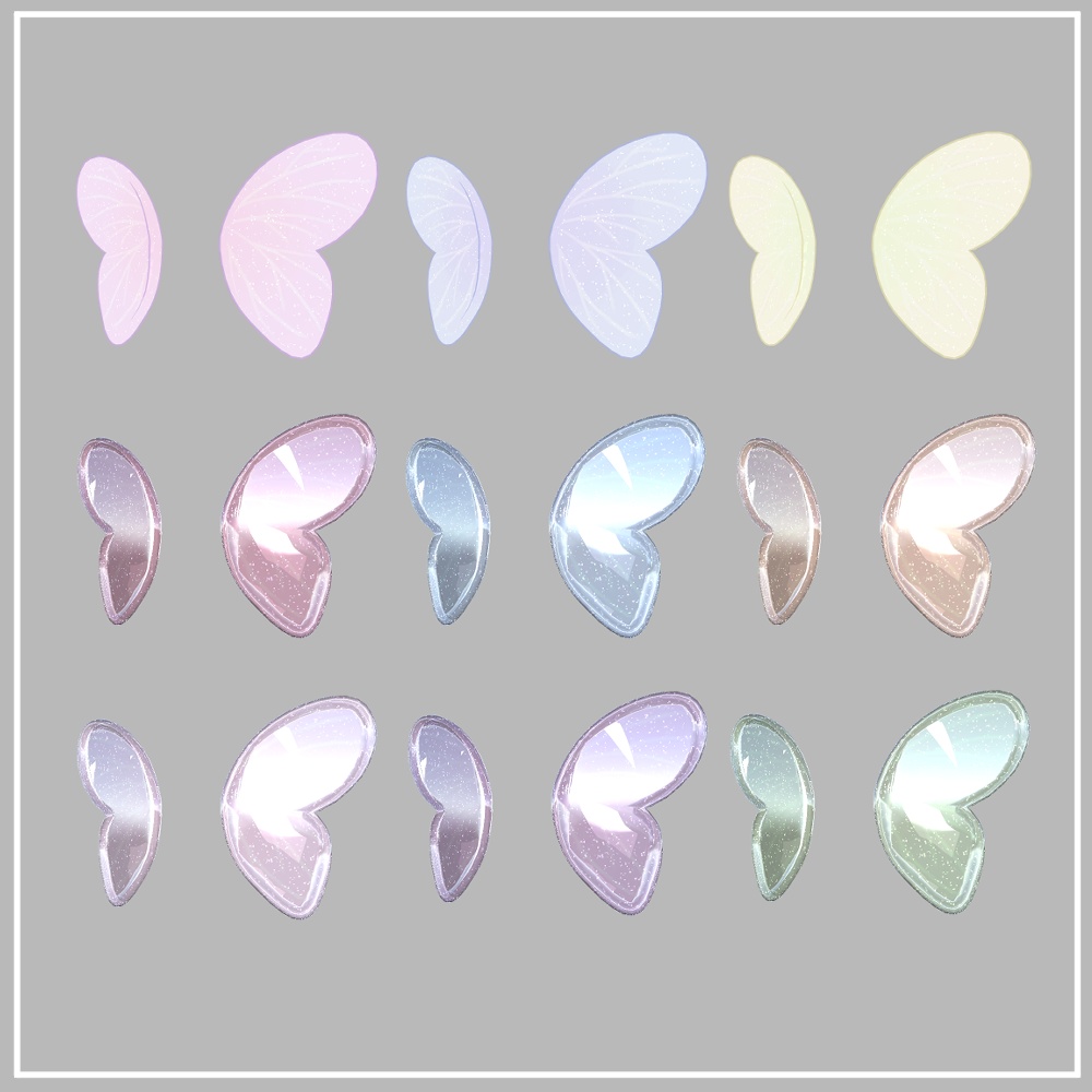 【VRChat想定】Fairy Wing