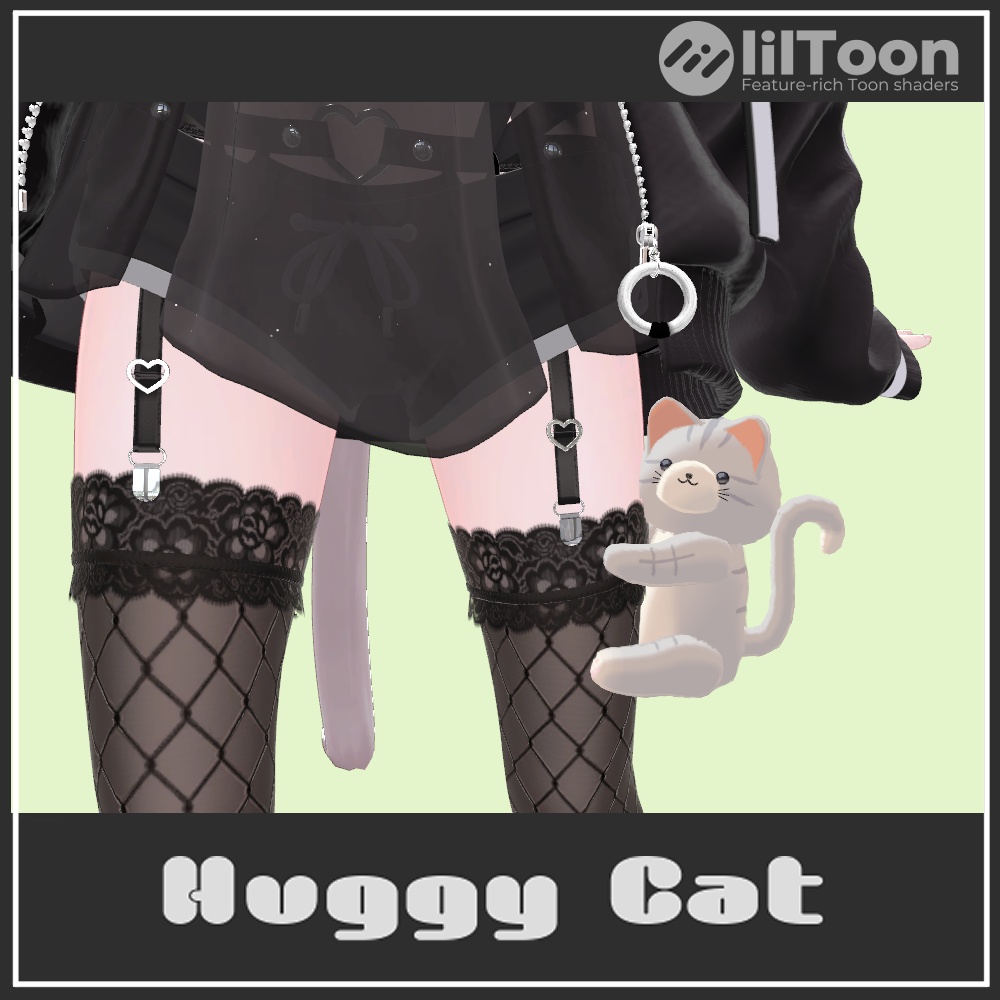 【VRChat想定】Huggy Cat