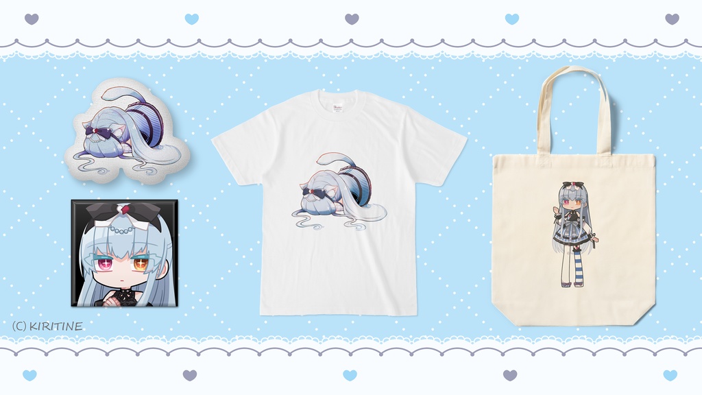 【キリティーヌ】すやすやTシャツ