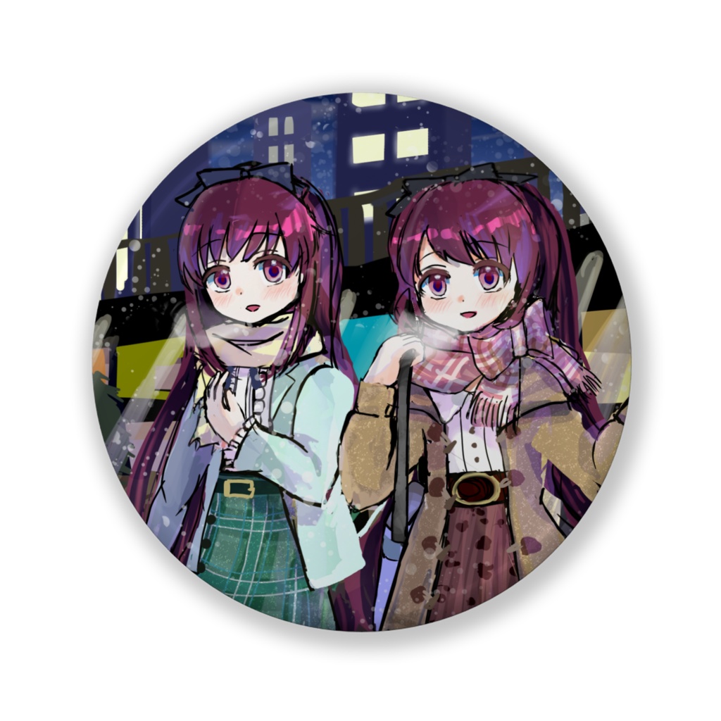 缶バッジ(天音姉妹)