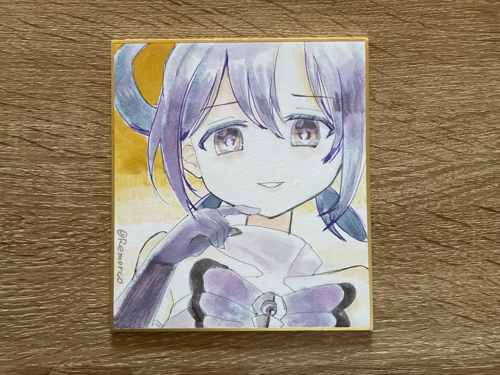 4分の1色紙(寸松庵)